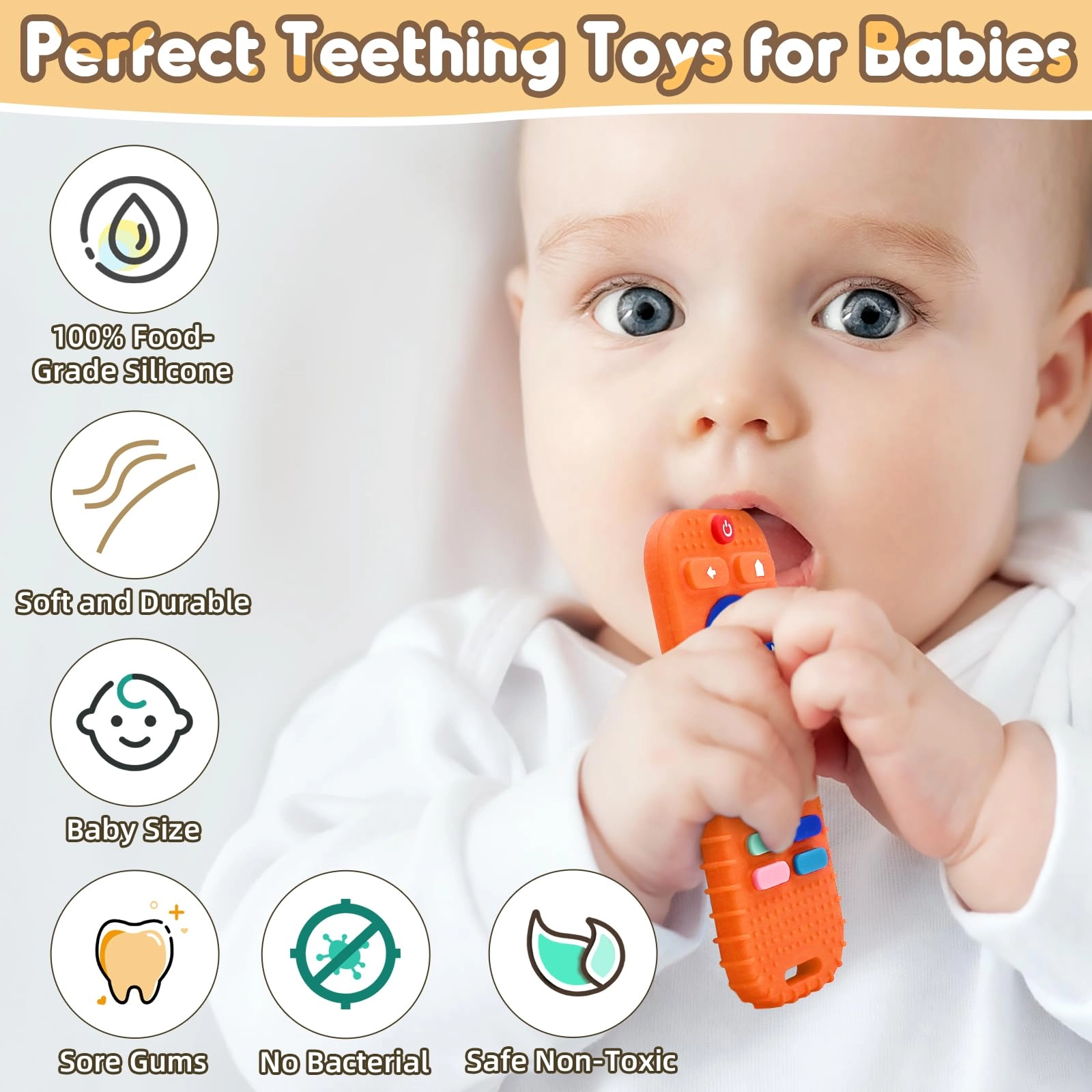 Remote Control Teether - Silicone