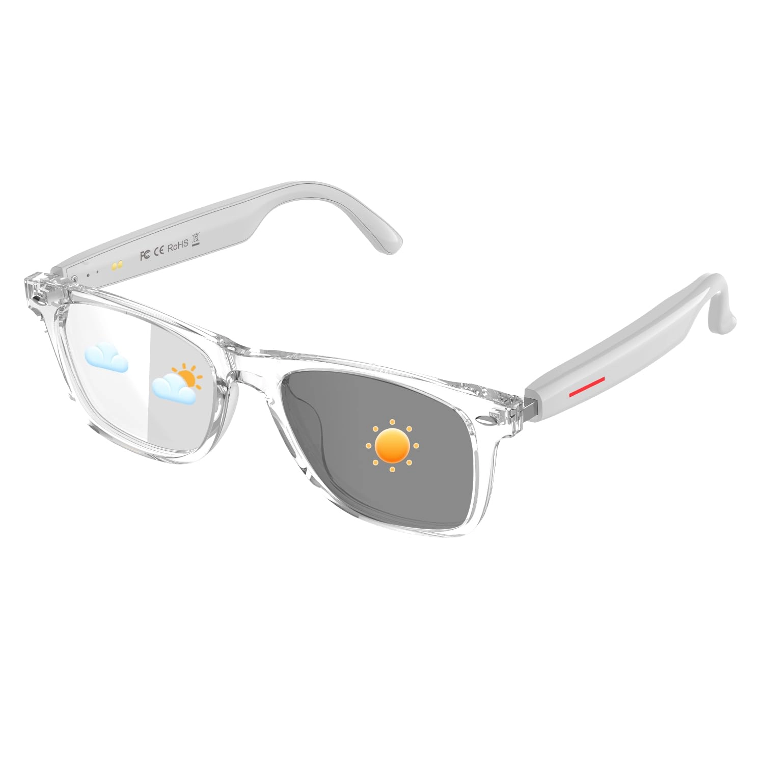Smart Glasses - Auto-On/Off Bluetooth 5.3 UV400 Protection