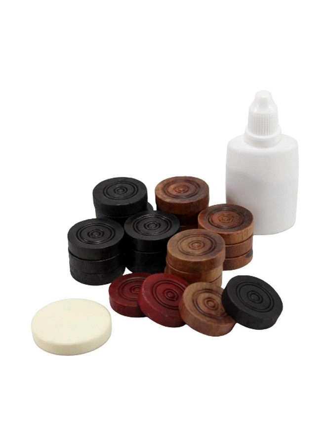 StonKraft Carrom Board - Wooden 24 Carrom Coins Combo Pack