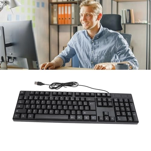 104 Keys USB Wired Gaming Keyboard - FR Wired
