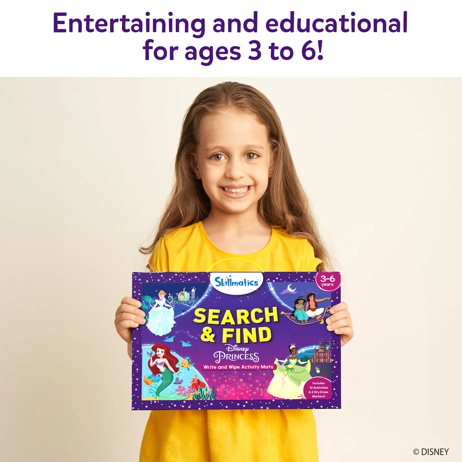 Search & Find Disney Princess - 3 to 6 6 pieces
