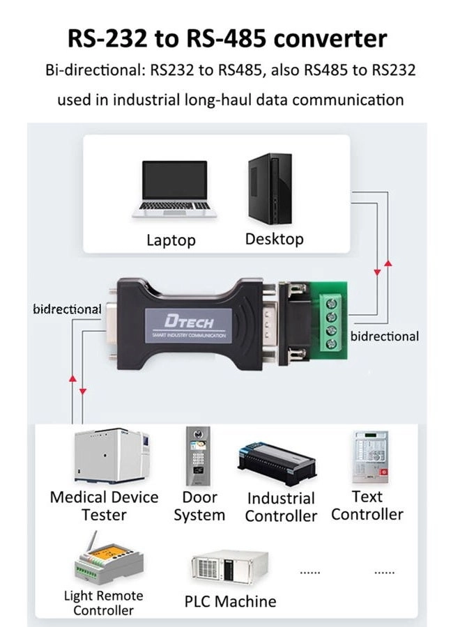 RS232 TO RS485 CONVERTER ADAPTER