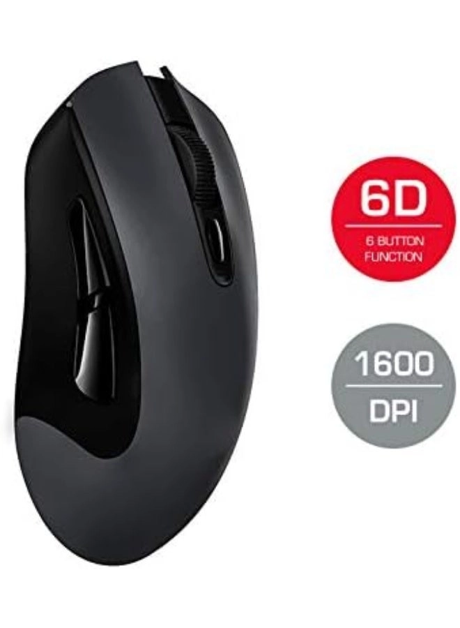 Rechargeable 2.4G Optical Mouse - Wireless