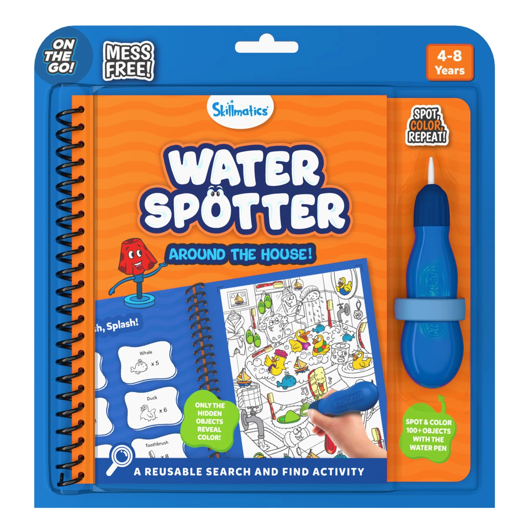 Grasper Global Inc. Reusable Search & Find Book - 4 to 8