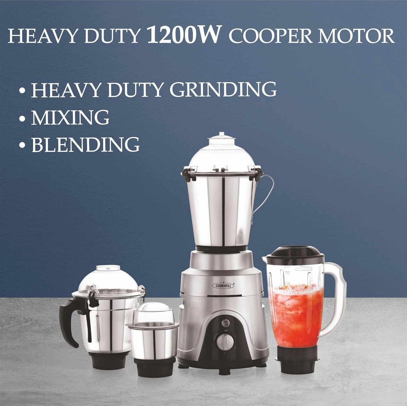 Commercial Mixer Grinder - 1200W