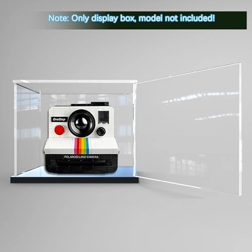 Acrylic Dustproof Display Case - for 21345 Polaroid Camera 20 x 15 x 15 cm