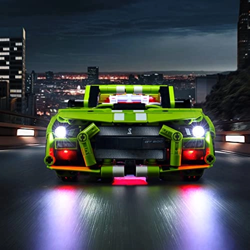 LED Lighting Kit for LEGO Technic Ford Mustang Shelby GT500 - Copper 1 5V