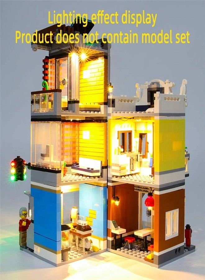 LED Light Kit - Townhouse Pet Shop & Café Compatible with 31097