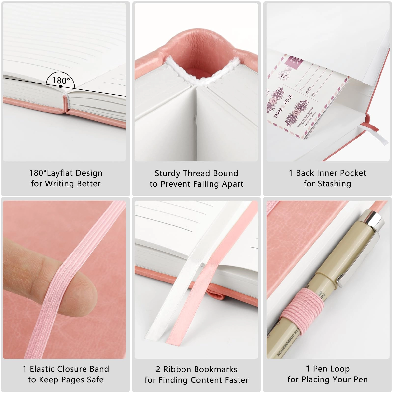 Notebook A5 Hardcover - Lined 160 Sheets