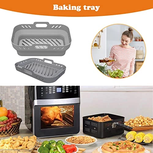 Silicone Air Fryer Tray - 2 piece(s)