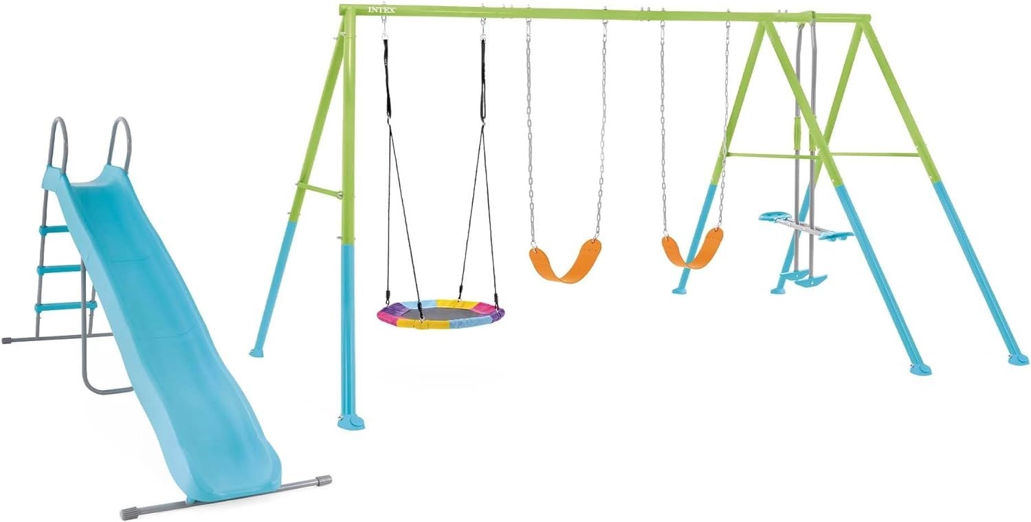 Saucer & Swing Dulex 5 - 8 inch (1.07m) slide 220 lb capacity