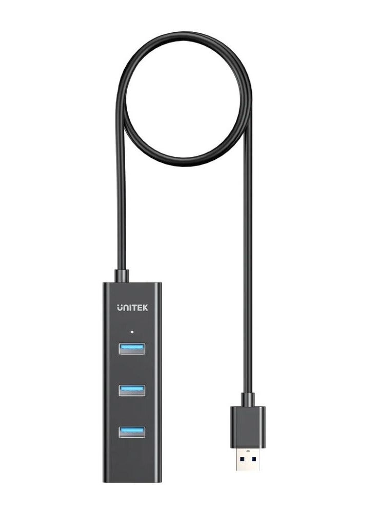 UNITEK 4-in-1 USB-A Hub - 5Gbps 1.2 m cable