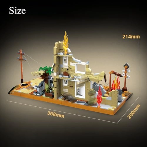 WW2 Military Ruins - Military 1145 pcs