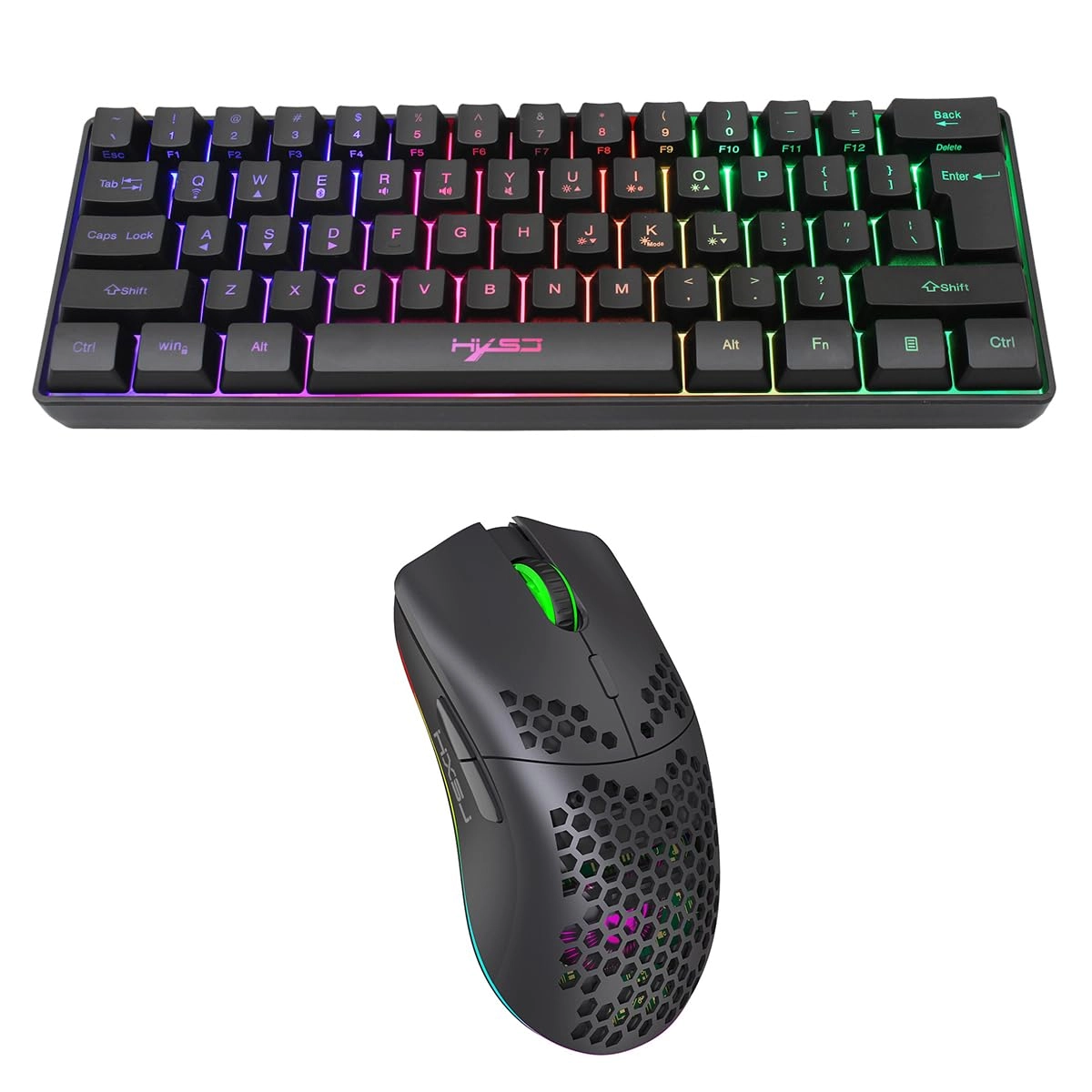 Wireless Gaming Keyboard + Wireless Mouse - Bluetooth