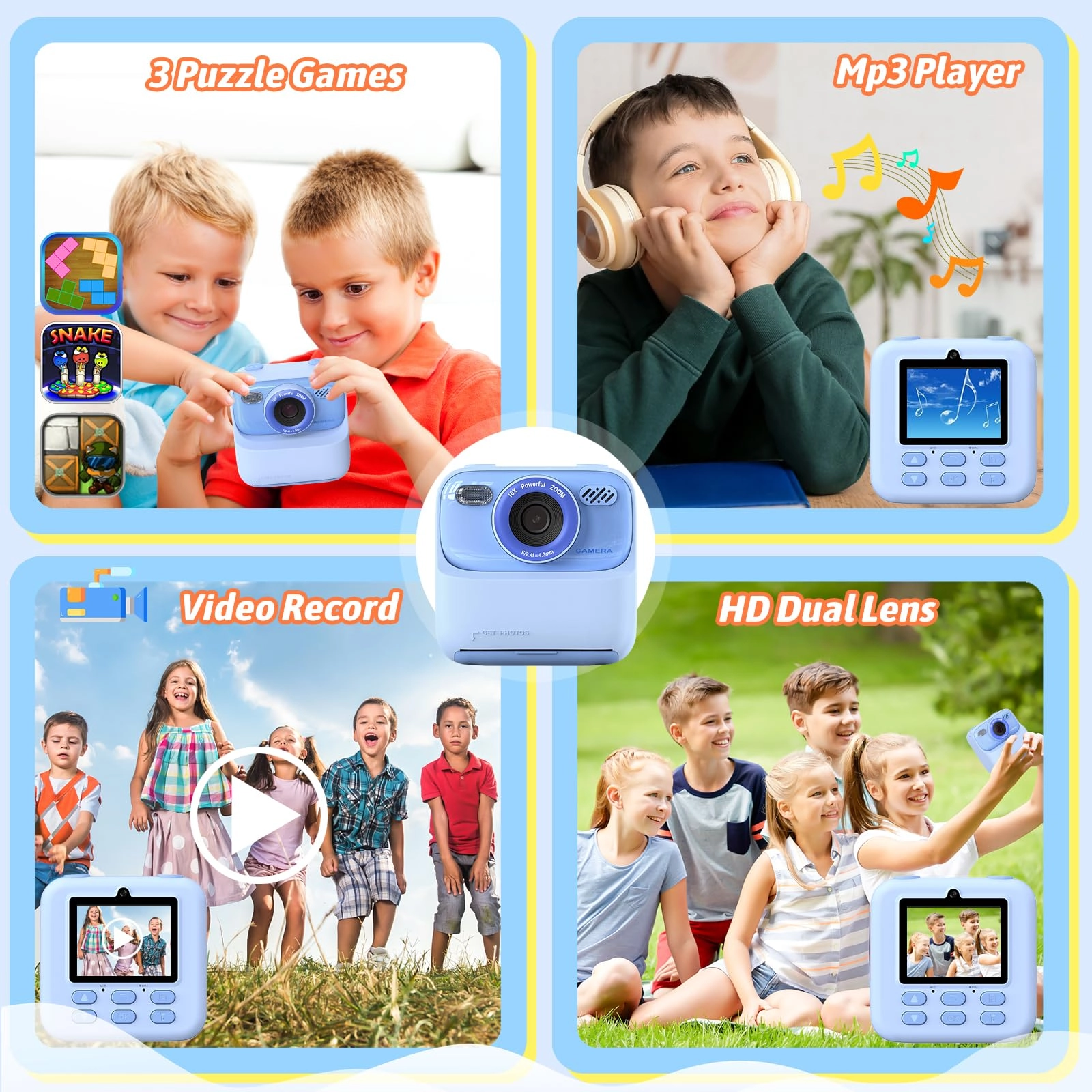 Instant Print Camera - 32GB White