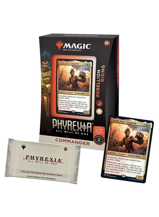 Phyrexia: All Will Be One Commander Deck - Corrupting Influence - 100-card + Collector Booster Sample Pack - 2-card