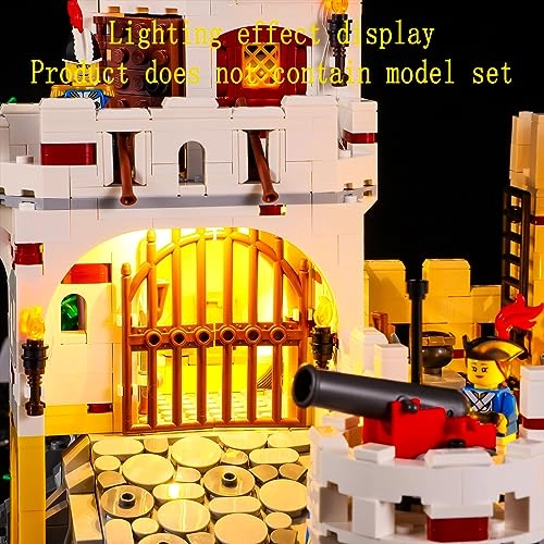LED Light Kit for LEGO Tropical Fortress 10320 - Plastic 1 4.5-5V