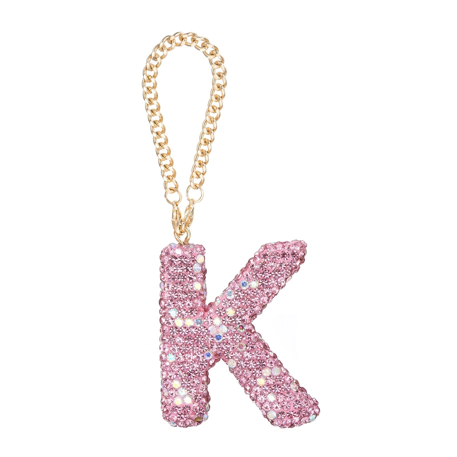 SourcingMap Bling Car Letter Charm