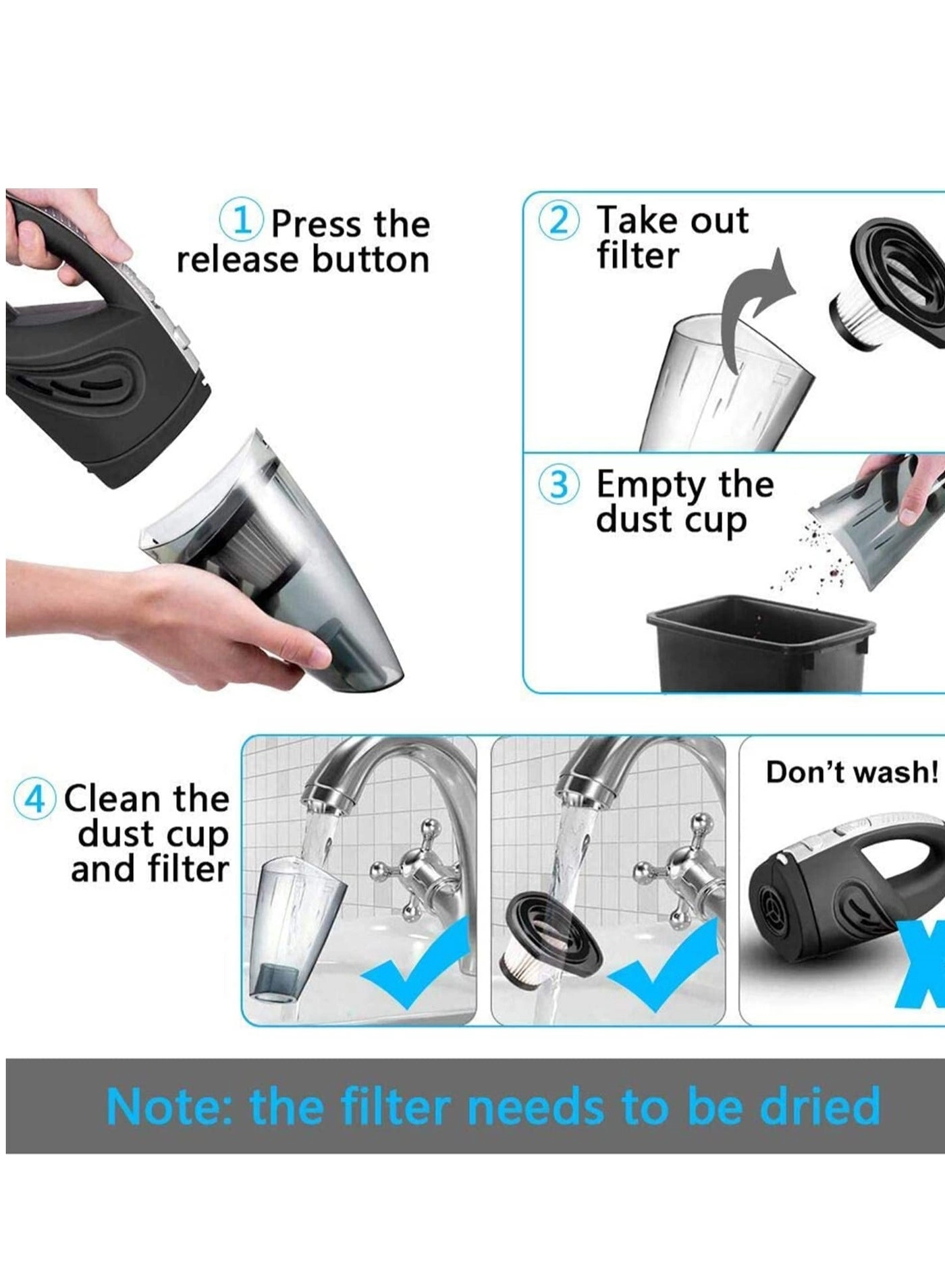 Handheld Vacuums - 2200mAh