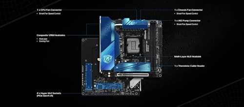 Phantom Gaming Z890i Nova - Intel Core Ultra LGA1851 DDR5 9466 MHz