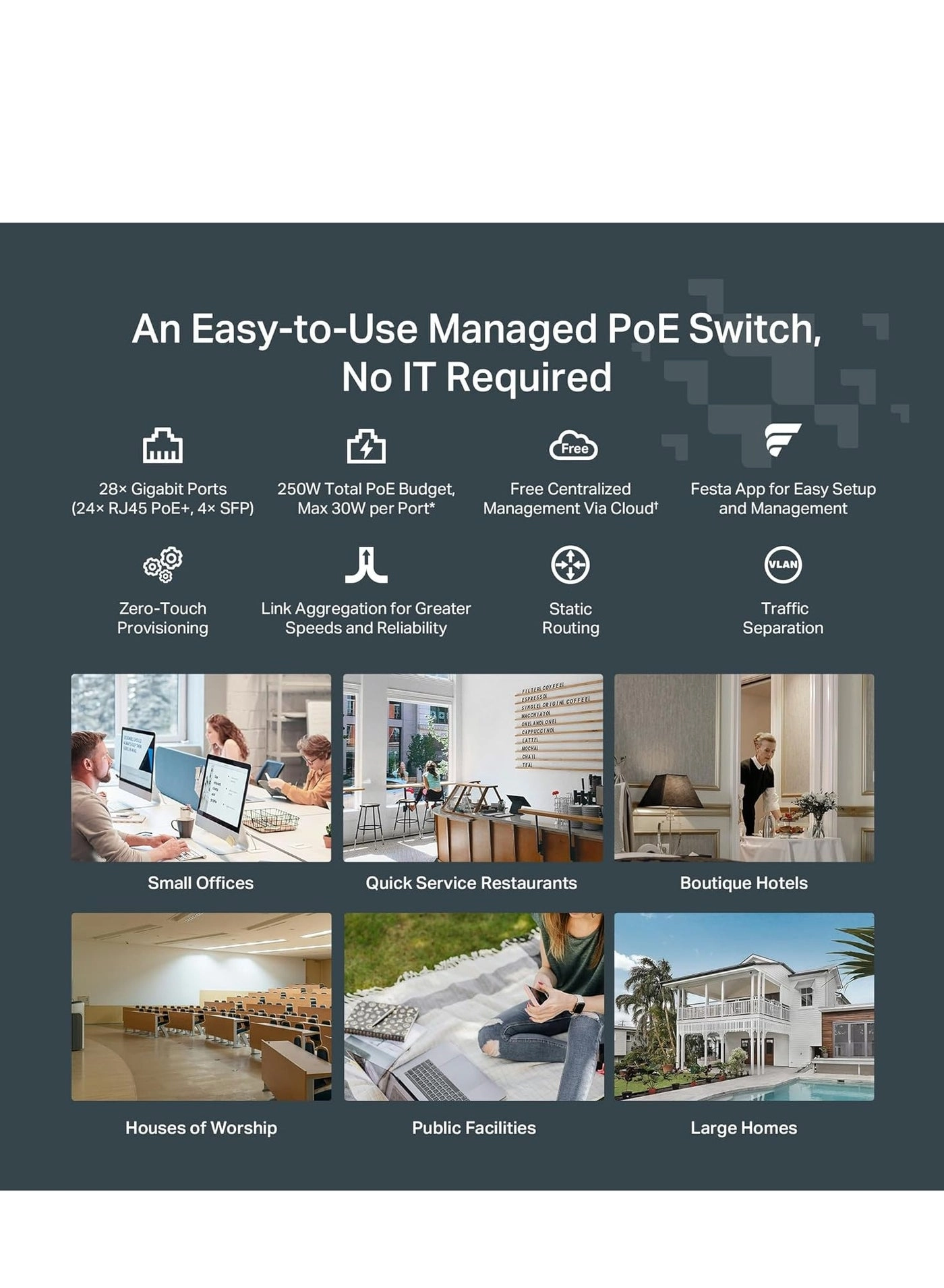 Festa FS328GP 28-ports