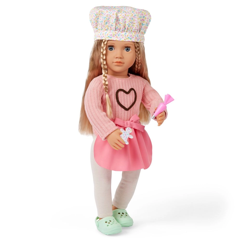 Emery Fashion Doll Playset - 18-inch Baking Ages 3+