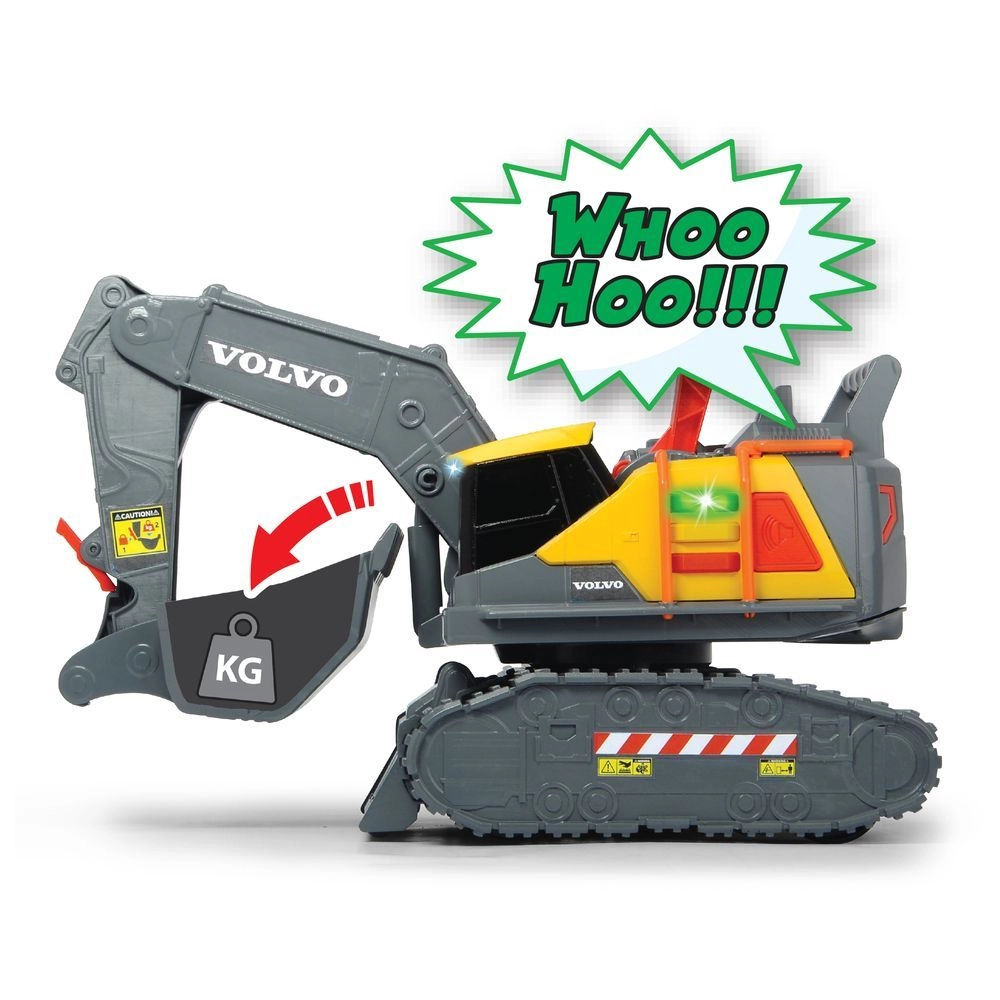 Volvo Weight Lift Excavator - 18 x 34 x 25 cm 3+