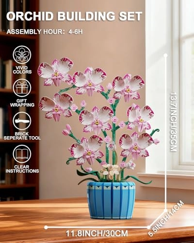 Orchid Building Set - Orchid 779 pcs