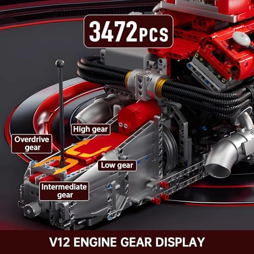 10169 V12 Engine - 3472 pcs