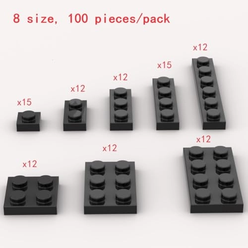 Classic Building plates - ABS plastic 100pcs
