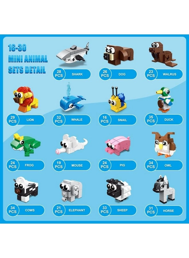 Animals Building Blocks - 867 pcs