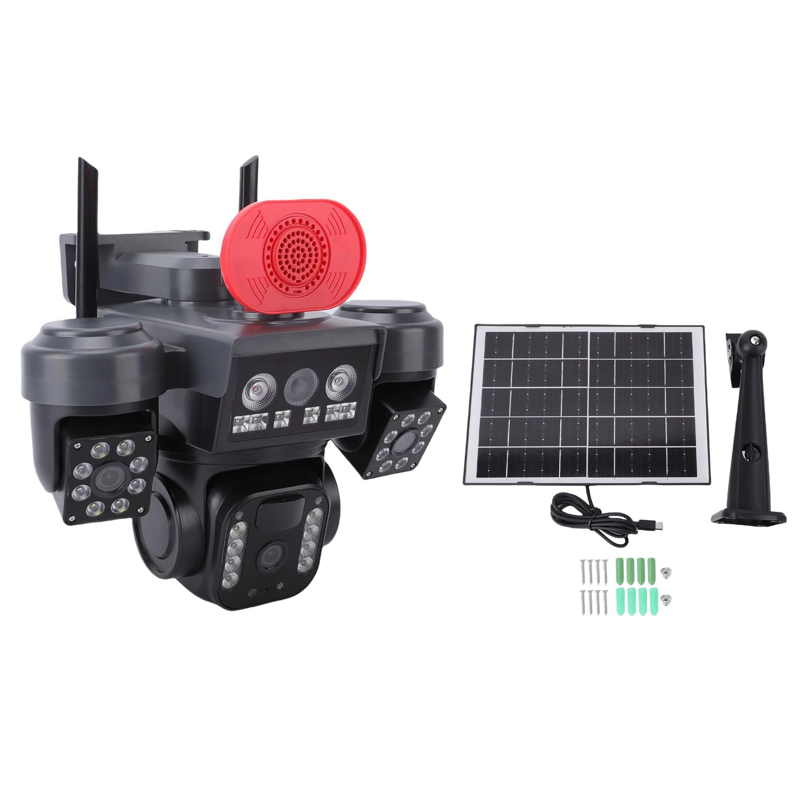 Yanmis Triple Lens Solar Security Camera