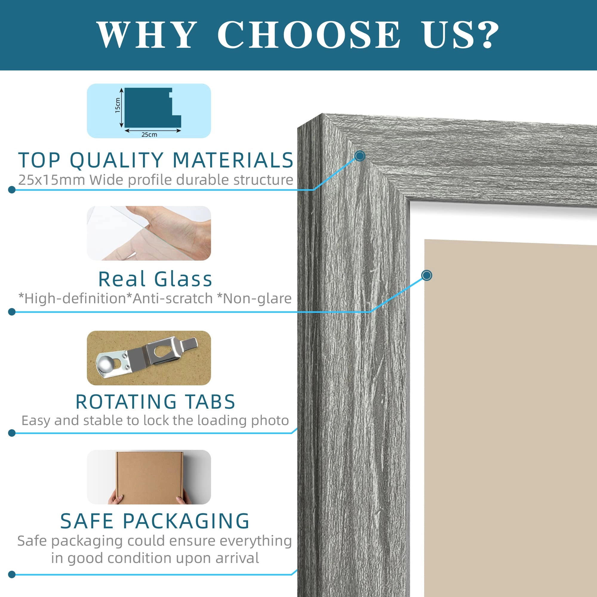 8x12 Picture Frame Set