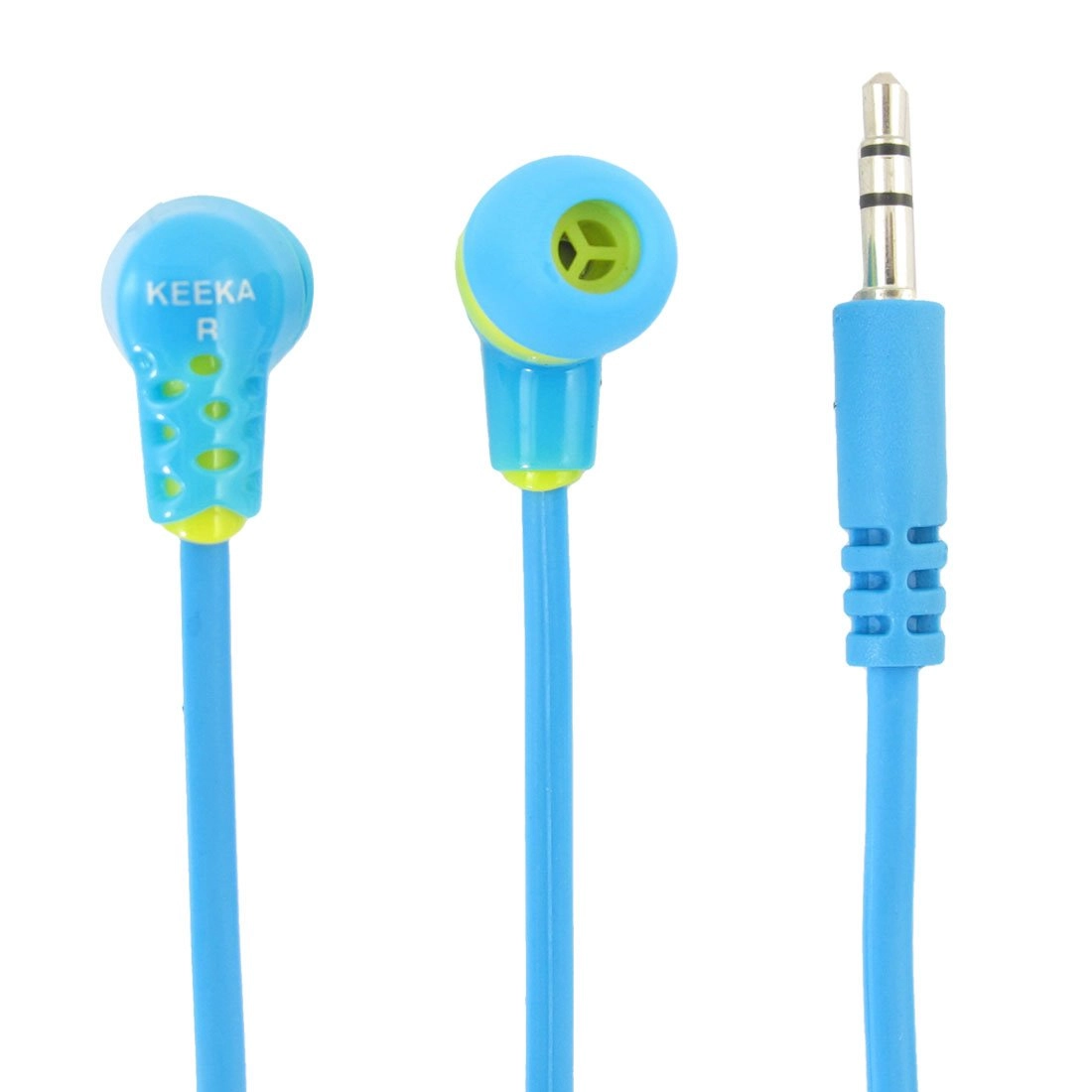 Ruilogod 3.5mm Port Stereo Noodles Design Cable In Ear Wired Earphone