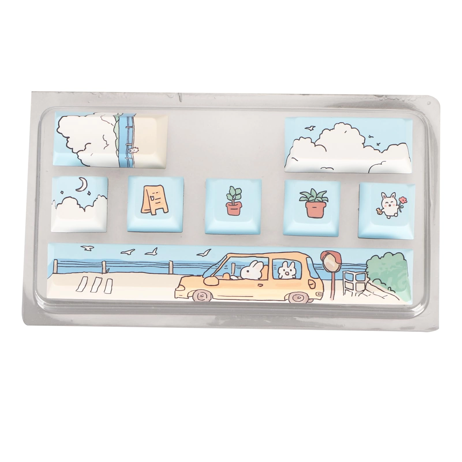 Sanpyl Mechanical Keyboard Keycaps - 8PCS PBT