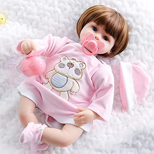 Reborn Baby Doll - 16.5 Inch Vinyl Toddler Girl