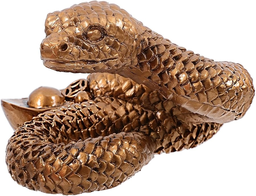 Generic Zodiac Snake Statue - Resin Collectible Figurine
