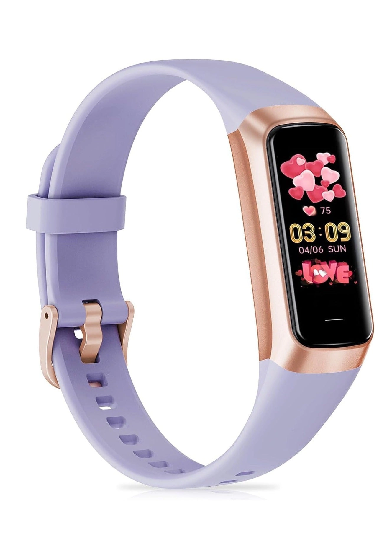 Fitness Tracker - Heart Rate Monitor Step Counter 1.1" AMOLED