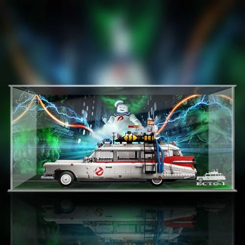 Acrylic display box - 56 x 26 x 26 cm Background+light