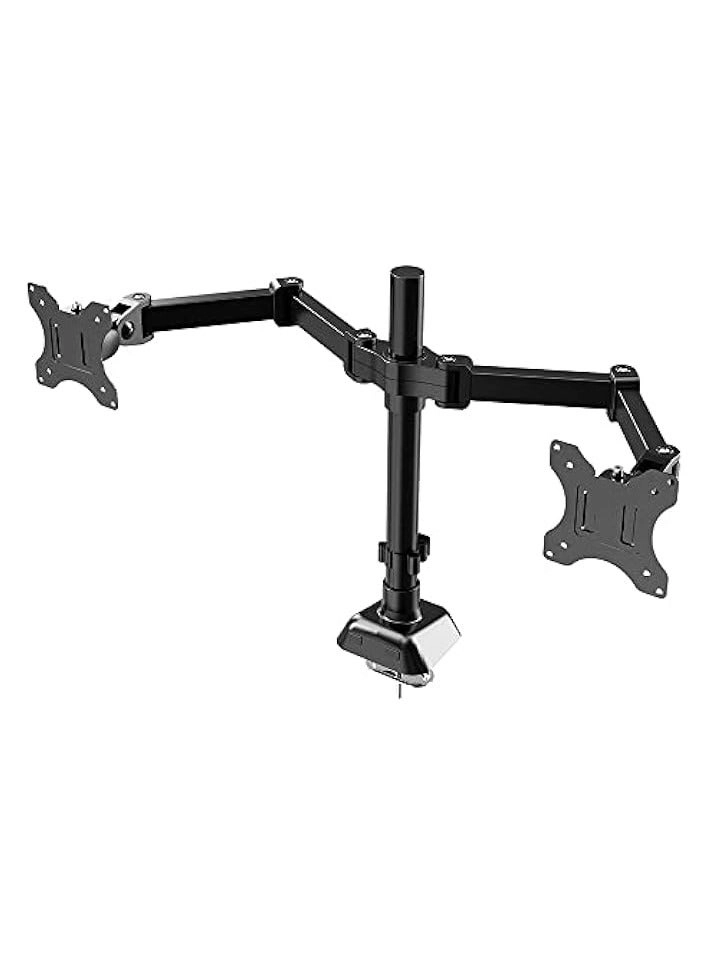 Dual LCD Monitor Desk Mount Stand - 2 27in