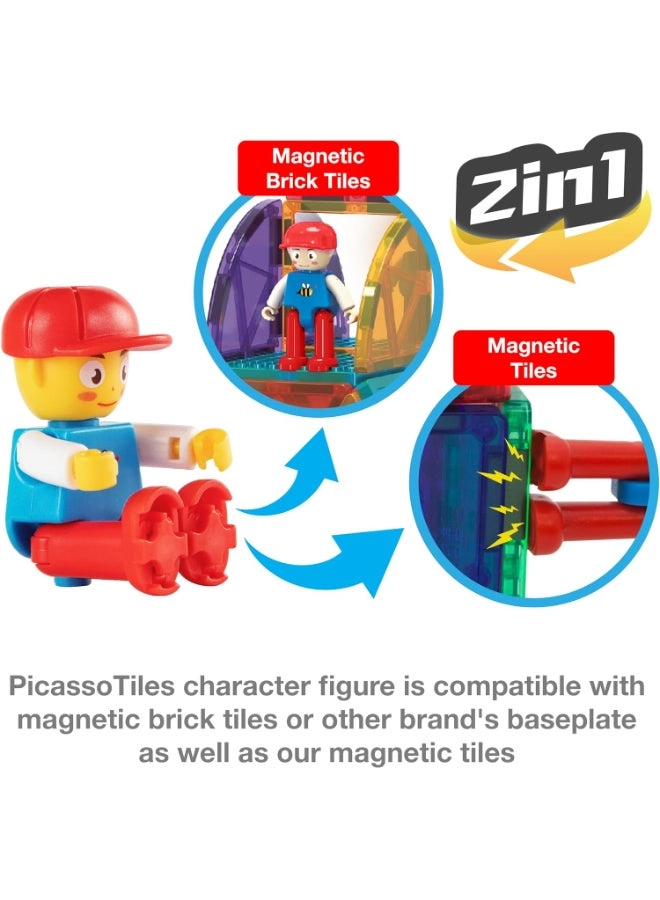 Magnetic Tiles 3D Blocks - 353pcs