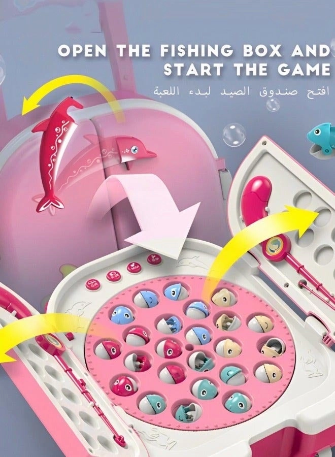 Magnetic Fishing Game - Rotating Board 2 in 1