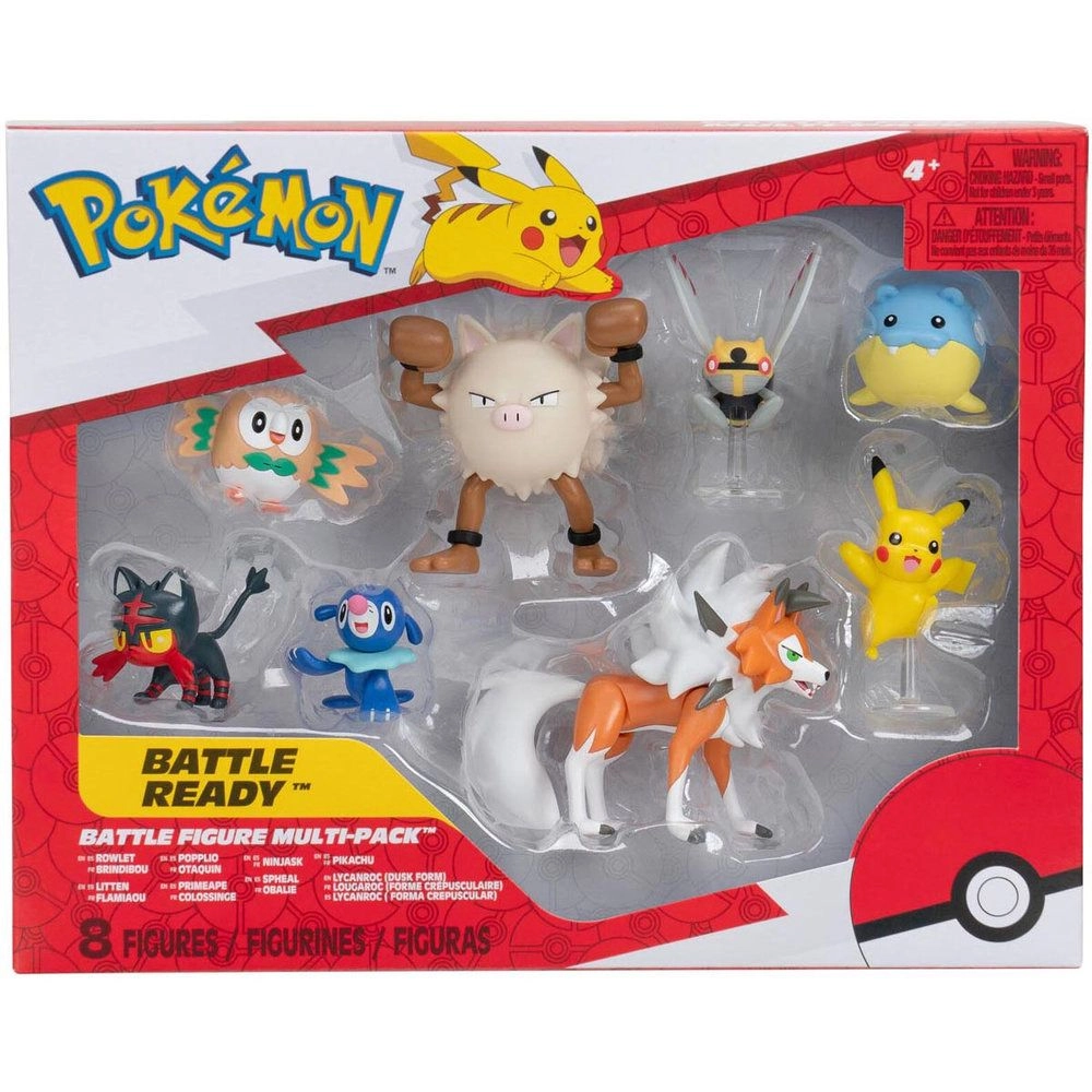 JASWAR Pokemon Battle Figure Pack (97769) 8 pcs
