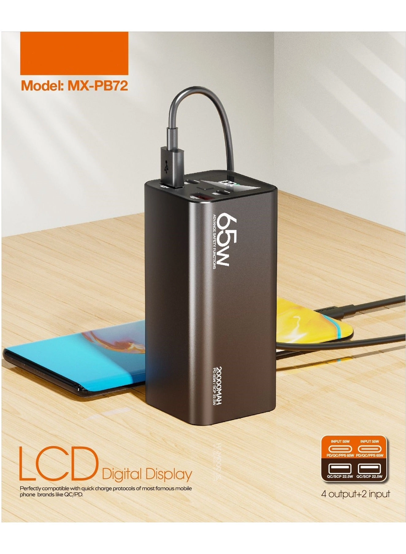 MX-PB72 - 20000 mAh 65W