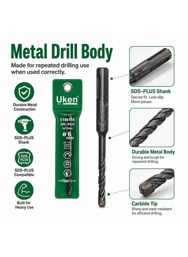 SDS Plus Masonry Drill Bit - 1 piece(s) 6mm