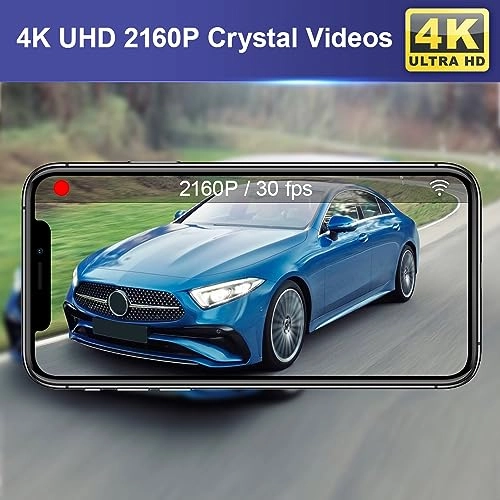 B-4K Front Only - Night vision 2160P Wi-Fi G-shock sensor for Mercedes-Benz CLS