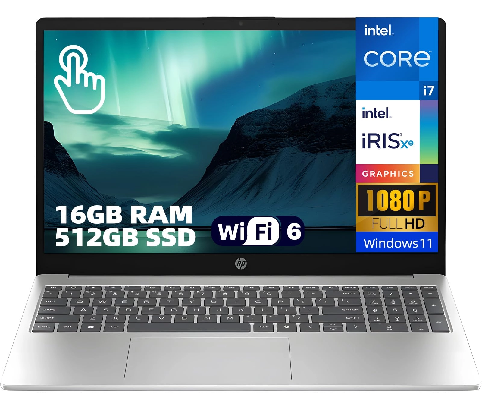 HP 15-FD0127DX - 15.6'' Core i7-1355U 16GB DDR5 512GB SSD