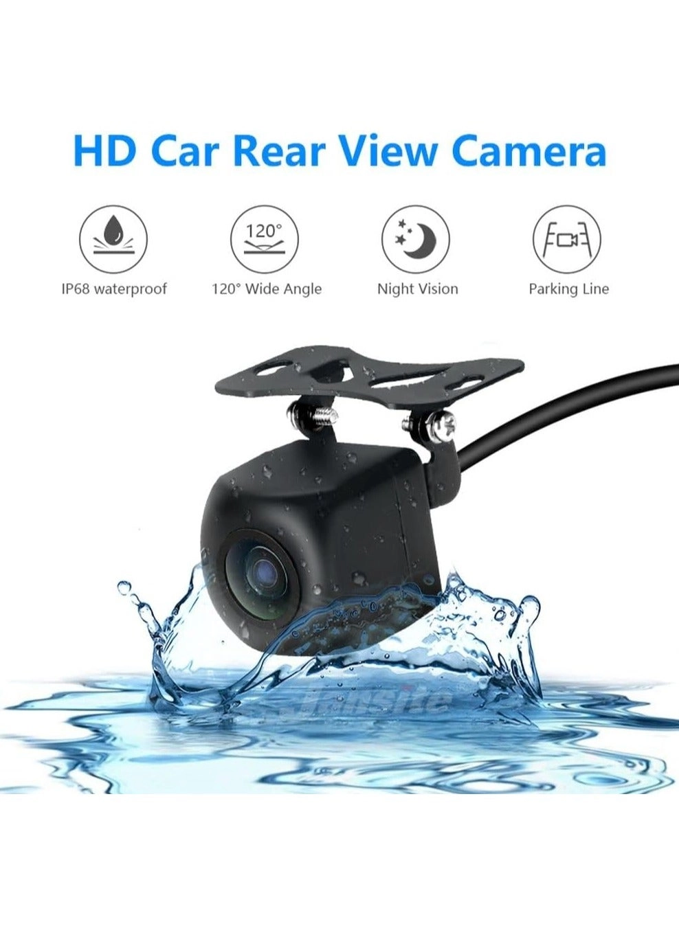 Car Reverse Rear View Backup Camera - Night vision 480TV lines