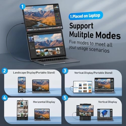 Portable Laptop Monitor Extender - V2-N2 16.1 Inches 1920 x 1200