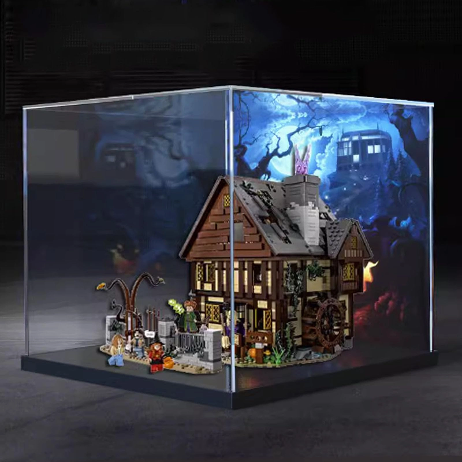 XDHVBES Acrylic Display case - for Lego 21341 LED Lighting kit